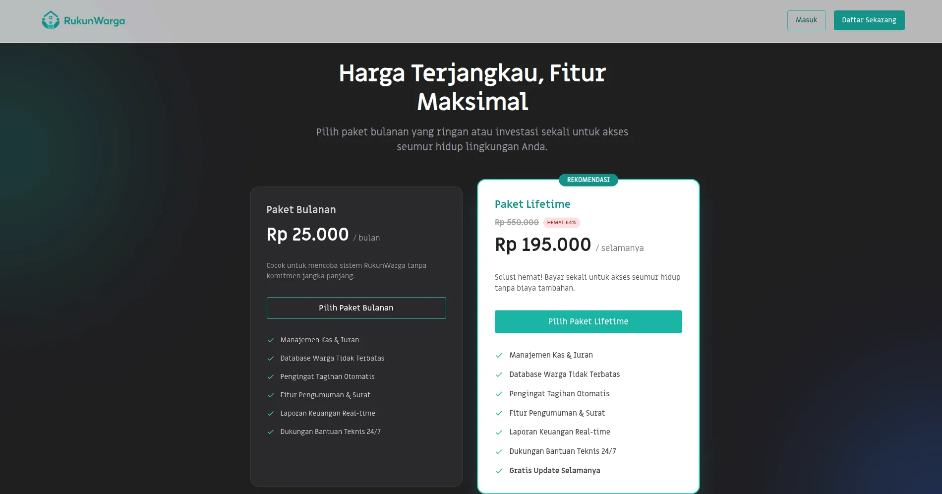 Rukun Warga Web App - Gallery Image 3