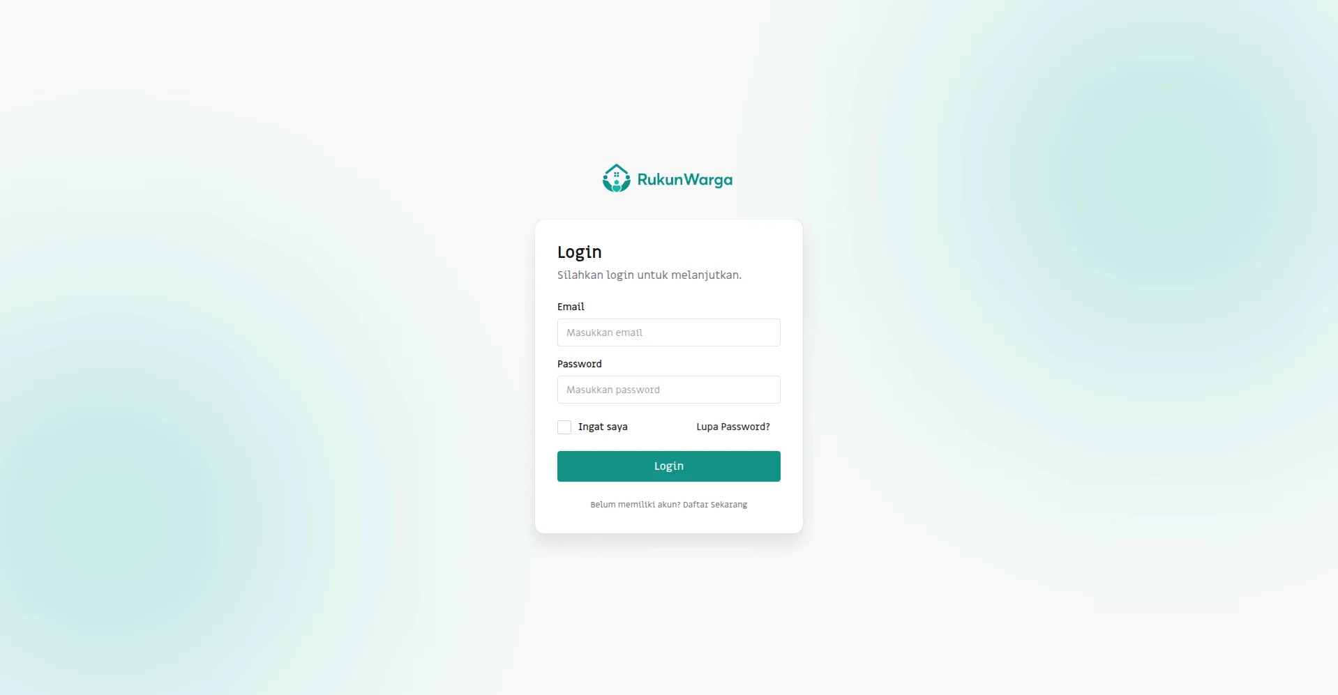 Rukun Warga Web App - Gallery Image 4