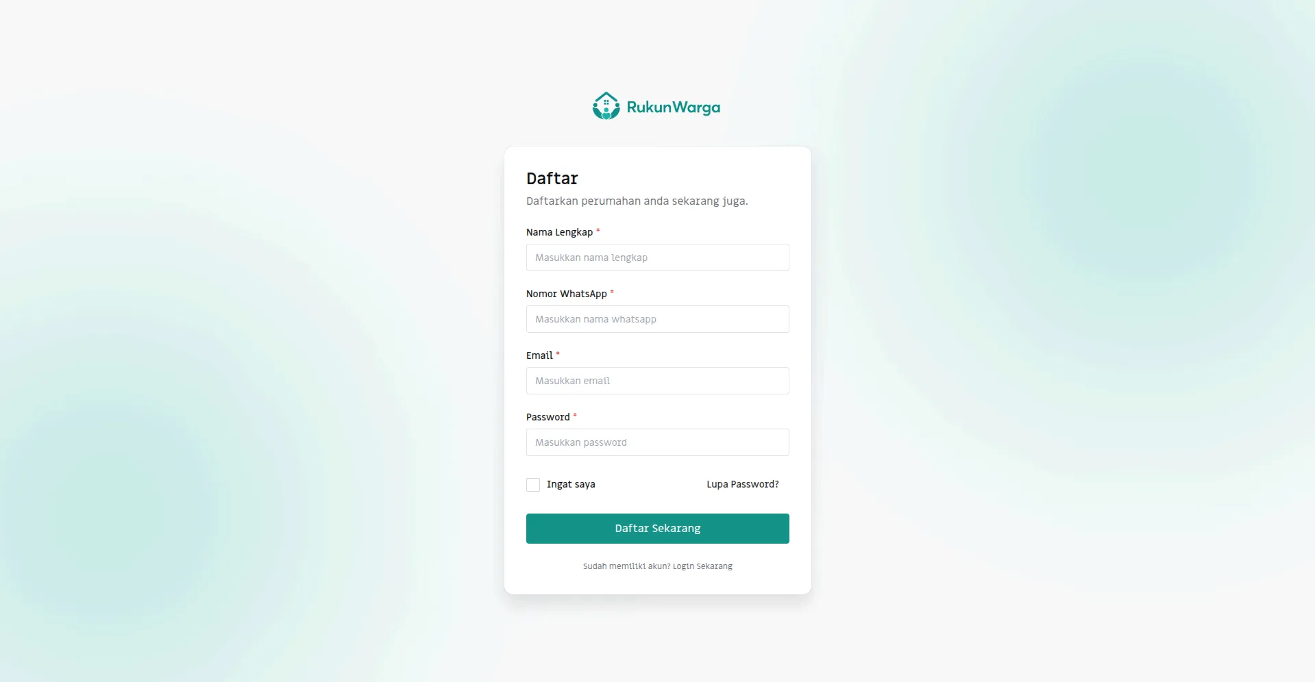 Rukun Warga Web App - Gallery Image 5